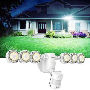 Motion Sensor Outdoor Lights 7000LM Security Lights 55W Super Bright LED, 5000K Dusk to Dawn Flood Light, 4 Modes,320° Wide Angle,Yard, Patio, Garage, Doorways Wired Not Solar Motion Sensor Outdoor Lights 7000LM Security Lights 55W Super Bright LED, 5000K Dusk to Dawn Flood Light, 4 Modes,320° Wide Angle,Yard, Patio, Garage, Doorways Wired Not Solar