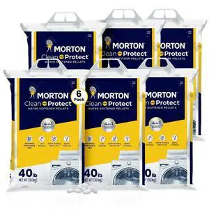 Morton Water Softener Salt Pellets, 40 lb Bags (6 Pack) Morton Water Softener Salt Pellets, 40 lb Bags (6 Pack)