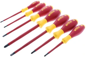 32099 Insulated Screwdriver Set, 7-Piece 1000V Professional Tool Kit 1000V VDE certified, SoftFinish cushion grip, precision machined tips, tested to 10,000 volts, made in Germany 32099 Insulated Screwdriver Set, 7-Piece 1000V Professional Tool Kit 1000V VDE certified, SoftFinish cushion grip, precision machined tips, tested to 10,000 volts, made in Germany