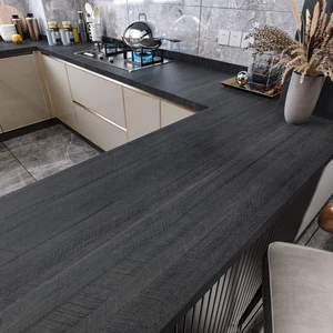 Large Wood Grain Wallpaper Peel and Stick Countertops Waterproof Modern Wood Contact Paper Self Adhesive Black Wallpaper Repvable Kitchen Wooden Wall Paper for Cabinets Furniture 24"x394" Large Wood Grain Wallpaper Peel and Stick Countertops Waterproof Modern Wood Contact Paper Self Adhesive Black Wallpaper Repvable Kitchen Wooden Wall Paper for Cabinets Furniture 24"x394"