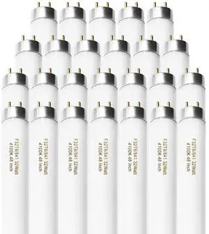 25 Pack F32T8/841 Fluorescent Tube 48 Inch, T8 Fluorescent Light Bulb 4 Foot 32 Watt 4100K Cool White 2750 Lumens G13 Base 25 Pack F32T8/841 Fluorescent Tube 48 Inch, T8 Fluorescent Light Bulb 4 Foot 32 Watt 4100K Cool White 2750 Lumens G13 Base