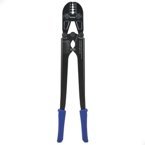 iCrimp IWS-1608B Wire Rope Crimper, 1/16" to 3/16" 5 Dies High carbon steel swaging tool for aluminum oval, stop, loop & crimp ferrules; ideal for railing, cable & fishing iCrimp IWS-1608B Wire Rope Crimper, 1/16" to 3/16" 5 Dies High carbon steel swaging tool for aluminum oval, stop, loop & crimp ferrules; ideal for railing, cable & fishing