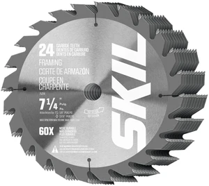 7-1/4 in. 24-Tooth Carbide Framing Circular Saw Blade, 10-Pack-75724-10 7-1/4 in. 24-Tooth Carbide Framing Circular Saw Blade, 10-Pack-75724-10