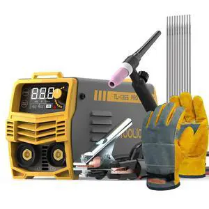 135A 110V Stick Welder Kit with Lift TIG Torch, rods & Gloves Stick/Lift TIG 2-in-1 welder, smart LCD screen, adjustable hot start and arc force, simple controls for home DIY beginners 135A 110V Stick Welder Kit with Lift TIG Torch, rods & Gloves Stick/Lift TIG 2-in-1 welder, smart LCD screen, adjustable hot start and arc force, simple controls for home DIY beginners
