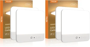 Motion Sensor Ceiling Light Fixture, Cordless Closet Light Battery Operated, Rechargeable Magnetic Mount LED Shower Light for Bathroom,Stairs,Garage,Hallway, Color Change, 4 Pack Motion Sensor Ceiling Light Fixture, Cordless Closet Light Battery Operated, Rechargeable Magnetic Mount LED Shower Light for Bathroom,Stairs,Garage,Hallway, Color Change, 4 Pack
