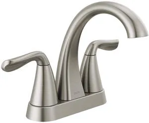 Arvo Centerset Bathroom Faucet, Brushed Nickel 2-Handle Bathroom Faucet, Bathroom Sink Faucet, Brushed Nickel 3-Hole Bathroom Faucet, Spotshield Stainless 25840LF-SS Arvo Centerset Bathroom Faucet, Brushed Nickel 2-Handle Bathroom Faucet, Bathroom Sink Faucet, Brushed Nickel 3-Hole Bathroom Faucet, Spotshield Stainless 25840LF-SS