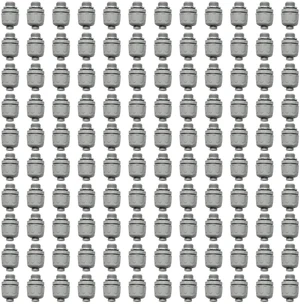 Conduit Connectors, 1/2 Inch, Straight, Grey, 120-Pack Liquid Tight Connector, NPT, Non-Metallic, for PVC Electrical Flexible Conduit Fittings, 180 Degree, UL Listed Conduit Connectors, 1/2 Inch, Straight, Grey, 120-Pack Liquid Tight Connector, NPT, Non-Metallic, for PVC Electrical Flexible Conduit Fittings, 180 Degree, UL Listed