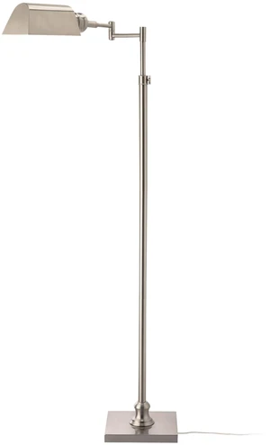 OBright Arcadia - Pharmacy Floor Lamp, Full Range Dimming, Swing Arm Task Lamp, E26 Socket, Bulb Replaceable, Adjustable Height 47 to 55, 360° Rotatable Shade, All-Metal Design, Brushed Nickel OBright Arcadia - Pharmacy Floor Lamp, Full Range Dimming, Swing Arm Task Lamp, E26 Socket, Bulb Replaceable, Adjustable Height 47 to 55, 360° Rotatable Shade, All-Metal Design, Brushed Nickel