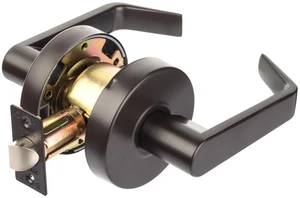 Augusta Passage Lever Set, ADA, Grade 2, Oil Rubbed Bronze ADA Compliant Passage Door Lever Lockset For Hallway Or Closet Use, Non-Locking, Grade 2 Heavy Duty Construction Augusta Passage Lever Set, ADA, Grade 2, Oil Rubbed Bronze ADA Compliant Passage Door Lever Lockset For Hallway Or Closet Use, Non-Locking, Grade 2 Heavy Duty Construction
