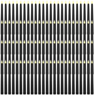 100 Pcs 9.7 Inch Black LED Flameless Taper Candles Bulk Battery Operated Taper Candles, Artificial Flickering Candlesticks, for Wedding Church Halloween Holiday Table Decoration 100 Pcs 9.7 Inch Black LED Flameless Taper Candles Bulk Battery Operated Taper Candles, Artificial Flickering Candlesticks, for Wedding Church Halloween Holiday Table Decoration
