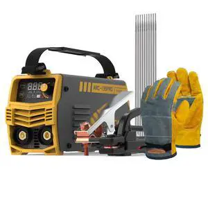 135A 2-in-1 Mini Stick Welder, 110V/220V Smart LCD screen, stick and Lift TIG capable, adjustable Hot Start and ARC Force, includes welding rods and gloves 135A 2-in-1 Mini Stick Welder, 110V/220V Smart LCD screen, stick and Lift TIG capable, adjustable Hot Start and ARC Force, includes welding rods and gloves