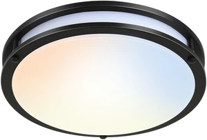 16 inch Dimmable LED Flush Mount Ceiling Light Fixture,36W,2200LM 2.7/3/3.5/4K/5K Adjustbale,120°Light Angle,CRI90, Ceiling Lamp for Bedroom,Kitchen,Office,ETL Listed,Oil Rubbed Bronze 16 inch Dimmable LED Flush Mount Ceiling Light Fixture,36W,2200LM 2.7/3/3.5/4K/5K Adjustbale,120°Light Angle,CRI90, Ceiling Lamp for Bedroom,Kitchen,Office,ETL Listed,Oil Rubbed Bronze