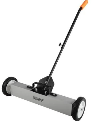 Magnetic Sweeper with Wheels - Rolling Nail Magnet Tool, 24-Inch Magnetic Pickup Tool with Adjustable Handle and 30 to 50-Pound Capacity Magnetic Sweeper with Wheels - Rolling Nail Magnet Tool, 24-Inch Magnetic Pickup Tool with Adjustable Handle and 30 to 50-Pound Capacity