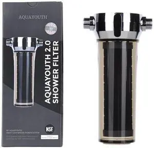 2.0 Carbon Shower Head Filter System | Removes Chlorine, Heavy Metals, And More | Great For Dry Skin/ Hair, And More | NSF Certified 2.0 Carbon Shower Head Filter System | Removes Chlorine, Heavy Metals, And More | Great For Dry Skin/ Hair, And More | NSF Certified