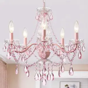 Modern Crystal Pink Chandelier, Not Acrylic Crystal,Pink Crystals Hanging Pendant Light for Girls Room,Ceiling Medallions, Farmhouse Glass Chandelier for Wedding, Kitchen, Dining,Foyer,Island Modern Crystal Pink Chandelier, Not Acrylic Crystal,Pink Crystals Hanging Pendant Light for Girls Room,Ceiling Medallions, Farmhouse Glass Chandelier for Wedding, Kitchen, Dining,Foyer,Island