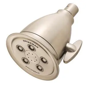 Brushed Nickel S-2005-HB-BN Hotel Anystream High Pressure Shower Head-2.5 GPM Adjustable Replacement Bathroom Showerhead Brushed Nickel S-2005-HB-BN Hotel Anystream High Pressure Shower Head-2.5 GPM Adjustable Replacement Bathroom Showerhead