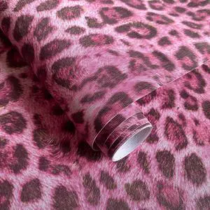 Upgrade Pink Leopard Print Peel and Stick Wallpaper, 17.3" x 800" Waterproof Removable Self Adhesive Wallpaper, Unique Funky Cheetah Contact Paper for Bedroom, Bathroom, Decor,96.2 sq Upgrade Pink Leopard Print Peel and Stick Wallpaper, 17.3" x 800" Waterproof Removable Self Adhesive Wallpaper, Unique Funky Cheetah Contact Paper for Bedroom, Bathroom, Decor,96.2 sq