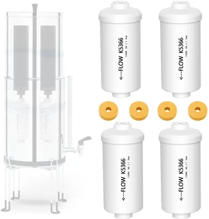 Fluoride and Arsenic Filter NSF/ANSI 42 Certified,Replacement for PF-2® Fluoride Filters,K5366 Replacement for Berkey Fluoride Filters Compatible with Berkey Gravity Filtration System-Pack of 4 Fluoride and Arsenic Filter NSF/ANSI 42 Certified,Replacement for PF-2® Fluoride Filters,K5366 Replacement for Berkey Fluoride Filters Compatible with Berkey Gravity Filtration System-Pack of 4