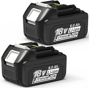 6.0Ah Battery Replacement for Makita 18V Battery Compatible with 18 Volt BL1860B BL1850B BL1840B BL1830B BL1815B Batteries 6.0Ah Battery Replacement for Makita 18V Battery Compatible with 18 Volt BL1860B BL1850B BL1840B BL1830B BL1815B Batteries