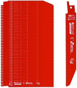50 Pack 6 inch 14/18 TPI Bi-Metal Auto Dismantling Sawzall Blade for Metal M42 Bimetal Dual Tooth Design Replace Milwaukee and Diablo saw Blade with Perma-Shield Coating for 1/16-5/16 Medium Metals 50 Pack 6 inch 14/18 TPI Bi-Metal Auto Dismantling Sawzall Blade for Metal M42 Bimetal Dual Tooth Design Replace Milwaukee and Diablo saw Blade with Perma-Shield Coating for 1/16-5/16 Medium Metals