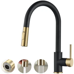 Black Gold Kitchen Faucet,Stainless Steel Pull down Sprayer, cUPC Cartridge,without deck plate,For 1 Hole Sink Black Gold Kitchen Faucet,Stainless Steel Pull down Sprayer, cUPC Cartridge,without deck plate,For 1 Hole Sink