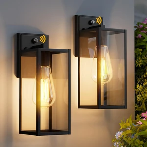 15'' Black Dusk to Dawn Outdoor Front Porch Lights for Outside, Large Exterior Lighting Fixtures Wall Mount for House, Wall Sconce Lamp, Waterproof Lantern Coach Lights for Garage, Entryway,Yard 15'' Black Dusk to Dawn Outdoor Front Porch Lights for Outside, Large Exterior Lighting Fixtures Wall Mount for House, Wall Sconce Lamp, Waterproof Lantern Coach Lights for Garage, Entryway,Yard