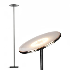 Sky LED Floor lamp, Torchiere Super Bright Floor Lamp for Living Rooms & Offices - Dimmable, Tall Standing Lamp for Bedroom Reading - Black Chrome Sky LED Floor lamp, Torchiere Super Bright Floor Lamp for Living Rooms & Offices - Dimmable, Tall Standing Lamp for Bedroom Reading - Black Chrome