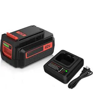 1 Pack LBX2040 3.6Ah Replacement for Black Decker 40V Battery and Charger Compatible with Black and Decker 40 Volt Max Battery LBX2040 LBXR36 LBXR2036 LST540 LCS1240 LBX1540 LST136W 40V Tool (Orange) 1 Pack LBX2040 3.6Ah Replacement for Black Decker 40V Battery and Charger Compatible with Black and Decker 40 Volt Max Battery LBX2040 LBXR36 LBXR2036 LST540 LCS1240 LBX1540 LST136W 40V Tool (Orange)