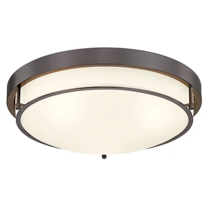 16 Inch Flush Mount Ceiling Light,Frosted Glass,Oil Rubbed Bronze 3 E26 sockets,Close to Ceiling Light for bedroom,hallway,kitchen,entryway 16 Inch Flush Mount Ceiling Light,Frosted Glass,Oil Rubbed Bronze 3 E26 sockets,Close to Ceiling Light for bedroom,hallway,kitchen,entryway