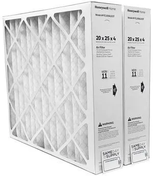 FC100A1037 (2 Pack) - 20" x 25" x 4" Pleated Air Filter, MERV 11 Bundle with Same Day Supply Filter Change Reminder FC100A1037 (2 Pack) - 20" x 25" x 4" Pleated Air Filter, MERV 11 Bundle with Same Day Supply Filter Change Reminder