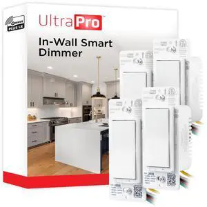 Z-Wave Long Range Dimmer Switch, 800 Series, Paddle, 4 Pack Plastic Yoke, Flying Leads, Single-Pole or 3-Way Support, White, Hub Required, Works with Alexa & Google Home Z-Wave Long Range Dimmer Switch, 800 Series, Paddle, 4 Pack Plastic Yoke, Flying Leads, Single-Pole or 3-Way Support, White, Hub Required, Works with Alexa & Google Home