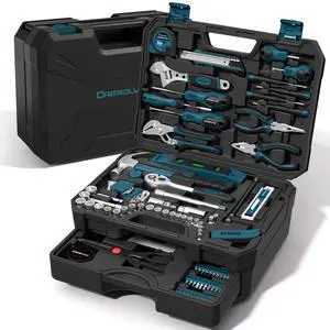 328 Piece Tool Kit For Home,Hand Repair Tool Set,Toolbox Storage Case with Drawer,General Household/Auto Tool Set,Perfect for Homeowner, DIY, Handyman (Blue and black) 328 Piece Tool Kit For Home,Hand Repair Tool Set,Toolbox Storage Case with Drawer,General Household/Auto Tool Set,Perfect for Homeowner, DIY, Handyman (Blue and black)