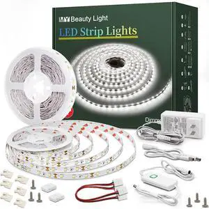 Led Strip Lights 65.6ft White Dimmable Led Light Strip Flexible Rope Lights Kits with 24v Etl Power Supply, Adhesive Clips, Dimmer Switch and Connectors for Indoor Decor Led Strip Lights 65.6ft White Dimmable Led Light Strip Flexible Rope Lights Kits with 24v Etl Power Supply, Adhesive Clips, Dimmer Switch and Connectors for Indoor Decor
