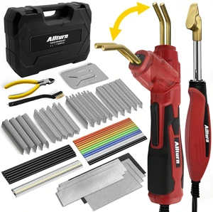 Plastic Welder 2-in-1 Car Bumper Repair Kit,RED Carry Case, 75 PCS Welding Rods, 400 PCS Staples Plastic Welder 2-in-1 Car Bumper Repair Kit,RED Carry Case, 75 PCS Welding Rods, 400 PCS Staples