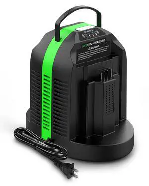 Dual Replacement Charger for EGO 56V Battery Charger - Compatible with EGO 56V Battery (2-Port) Dual Replacement Charger for EGO 56V Battery Charger - Compatible with EGO 56V Battery (2-Port)