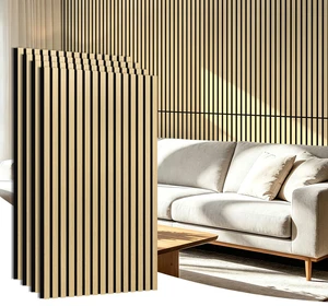 47 x 23.6 Inch Acoustic Wood Slat Design Wall Panels, 4-Pack, Oak Lightweight, Noise Reduction, Crack Resistant, Sustainable, Easy Installation, for Office, Living Room, Bedroom Wall Decor 47 x 23.6 Inch Acoustic Wood Slat Design Wall Panels, 4-Pack, Oak Lightweight, Noise Reduction, Crack Resistant, Sustainable, Easy Installation, for Office, Living Room, Bedroom Wall Decor