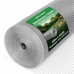 19 Gauge Hardware Cloth, 1/2 inch 48inch×100ft Chicken Wire Fence, Galvanized Welded Cage Wire Mesh Roll Supports Poultry Netting Cage Fence 19 Gauge Hardware Cloth, 1/2 inch 48inch×100ft Chicken Wire Fence, Galvanized Welded Cage Wire Mesh Roll Supports Poultry Netting Cage Fence