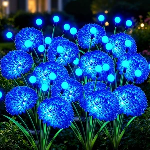 Solar Garden Lights, 8 Pack Blue Solar Swaying Firefly Lights With Flowers, Waterproof Blue Flowers Light Outdoor for Garden Patio Yard Pathway Fall Decoration, Gifts for Women Mother's Day Solar Garden Lights, 8 Pack Blue Solar Swaying Firefly Lights With Flowers, Waterproof Blue Flowers Light Outdoor for Garden Patio Yard Pathway Fall Decoration, Gifts for Women Mother's Day
