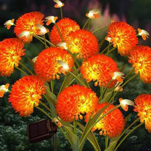 Solar Garden Lights, 8 Pack Solar Swaying Bee Lights with Flowers, Waterproof Firefly Light Outdoor for Garden Patio Yard Pathway Fall Decoration, Gifts for Women Mother's Day Solar Garden Lights, 8 Pack Solar Swaying Bee Lights with Flowers, Waterproof Firefly Light Outdoor for Garden Patio Yard Pathway Fall Decoration, Gifts for Women Mother's Day