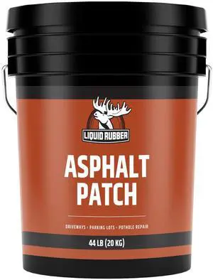 Asphalt Patch, Cold Patch for Driveways & Potholes, 44lb Pail Drive-Ready in 48 Hours Ready-to-Use Asphalt Repair, No Mixing, Waterproof, All-Weather Cold Patch for Parking Lots and Roads Asphalt Patch, Cold Patch for Driveways & Potholes, 44lb Pail Drive-Ready in 48 Hours Ready-to-Use Asphalt Repair, No Mixing, Waterproof, All-Weather Cold Patch for Parking Lots and Roads