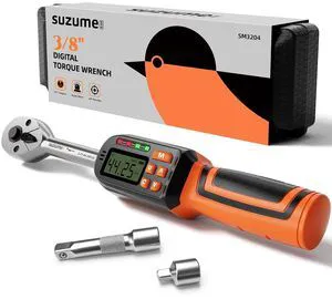 3/8 Digital Torque Wrench Inch Pound (2.21-44.25 Ft. Lb / 3-60 N.m) ±2% Accuracy Sound and Light Alert Peak & Track Electronic Display for Mechanic DIY Motorcycle Bicycle Car Spark Plug Repair 3/8 Digital Torque Wrench Inch Pound (2.21-44.25 Ft. Lb / 3-60 N.m) ±2% Accuracy Sound and Light Alert Peak & Track Electronic Display for Mechanic DIY Motorcycle Bicycle Car Spark Plug Repair