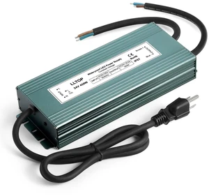 24V DC LED Driver Waterproof IP67 Power Supply 400W 16.6A AC100-264V Input, Ultra Thin, Aluminum Case, LED Low Voltage Transformer, For Indoor Outdoor LED Lights 24V DC LED Driver Waterproof IP67 Power Supply 400W 16.6A AC100-264V Input, Ultra Thin, Aluminum Case, LED Low Voltage Transformer, For Indoor Outdoor LED Lights