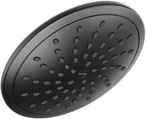Matte Black 8-Inch Wide Fixed Rainshower, Rain Showerhead for Tub and Shower, 6345BL Matte Black 8-Inch Wide Fixed Rainshower, Rain Showerhead for Tub and Shower, 6345BL