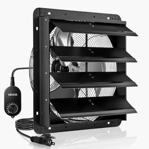 18 in Shutter Exhaust Fan Wall-Mount Automatic Louvers Variable Speed, Sturdy Steel Housing, Low Noise, AC Motor, 3051 CFM Ventilation and Cooling for Attic, Garage, Barn, Greenhouse, Workshop 18 in Shutter Exhaust Fan Wall-Mount Automatic Louvers Variable Speed, Sturdy Steel Housing, Low Noise, AC Motor, 3051 CFM Ventilation and Cooling for Attic, Garage, Barn, Greenhouse, Workshop