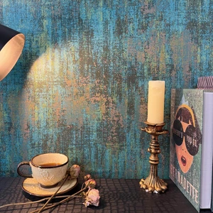 Vintage Metallic Peel and Stick Wallpaper Industrial Metallic Concrete Wall Paper Modern Stick on Wallpaper Self Adhesive Contact Paper(17.3" x 400" Blue Gold) Vintage Metallic Peel and Stick Wallpaper Industrial Metallic Concrete Wall Paper Modern Stick on Wallpaper Self Adhesive Contact Paper(17.3" x 400" Blue Gold)