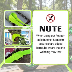 Retractable Ratchet Straps 1" x 13 Ft, Bolt-On, 1,800 Lbs, Green, 2 Pack Heavy Duty Tie Downs, Auto Self Retracting Design, Secure Cargo, For Trucks, Trailers, Motorcycles, ATVs and UTVs Retractable Ratchet Straps 1" x 13 Ft, Bolt-On, 1,800 Lbs, Green, 2 Pack Heavy Duty Tie Downs, Auto Self Retracting Design, Secure Cargo, For Trucks, Trailers, Motorcycles, ATVs and UTVs