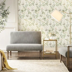 Vintage Floral Peel and Stick Wallpaper 17.3" x 800" Beige Botanical Contact Paper, Self Adhesive Removable Waterproof Wall Paper, Renter Friendly, Bedroom Cabinets DIY Decor Vintage Floral Peel and Stick Wallpaper 17.3" x 800" Beige Botanical Contact Paper, Self Adhesive Removable Waterproof Wall Paper, Renter Friendly, Bedroom Cabinets DIY Decor