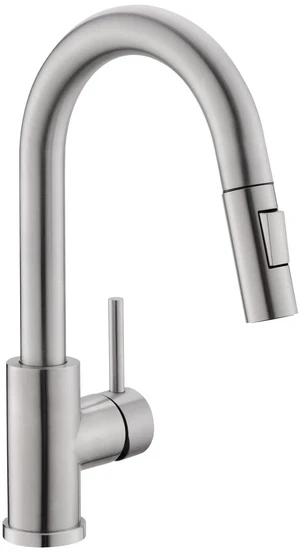 Bar Sink Faucet Single Hole with Pull Down Sprayer Brushed Nickel Hot and Cold Prep Wet Sink Faucet Single Handle Bar Sink Faucet Single Hole with Pull Down Sprayer Brushed Nickel Hot and Cold Prep Wet Sink Faucet Single Handle