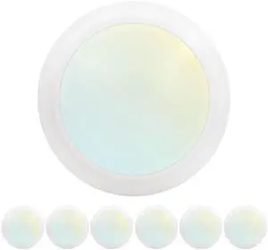 6 Inch LED Disk Lights, 12.5W, 1000LM, 120V, White (6 Pack) Dimmable Flush Mount Ceiling Light, 5CCT Selectable 2700K 3000K 3500K 4000K 5000K, Damp Rated, CRI 90, 50,000 Hours, ETL 6 Inch LED Disk Lights, 12.5W, 1000LM, 120V, White (6 Pack) Dimmable Flush Mount Ceiling Light, 5CCT Selectable 2700K 3000K 3500K 4000K 5000K, Damp Rated, CRI 90, 50,000 Hours, ETL