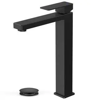 Vessel Sink Faucet Single Hole, Matte Black Tall Bathroom Faucets For 1 or 3 Hole 4 Inch Centerset Sink, with Pop-up Drain, NSF61 Certificate, Single Handle Faucet for Sink Vanity RV Restroom Vessel Sink Faucet Single Hole, Matte Black Tall Bathroom Faucets For 1 or 3 Hole 4 Inch Centerset Sink, with Pop-up Drain, NSF61 Certificate, Single Handle Faucet for Sink Vanity RV Restroom
